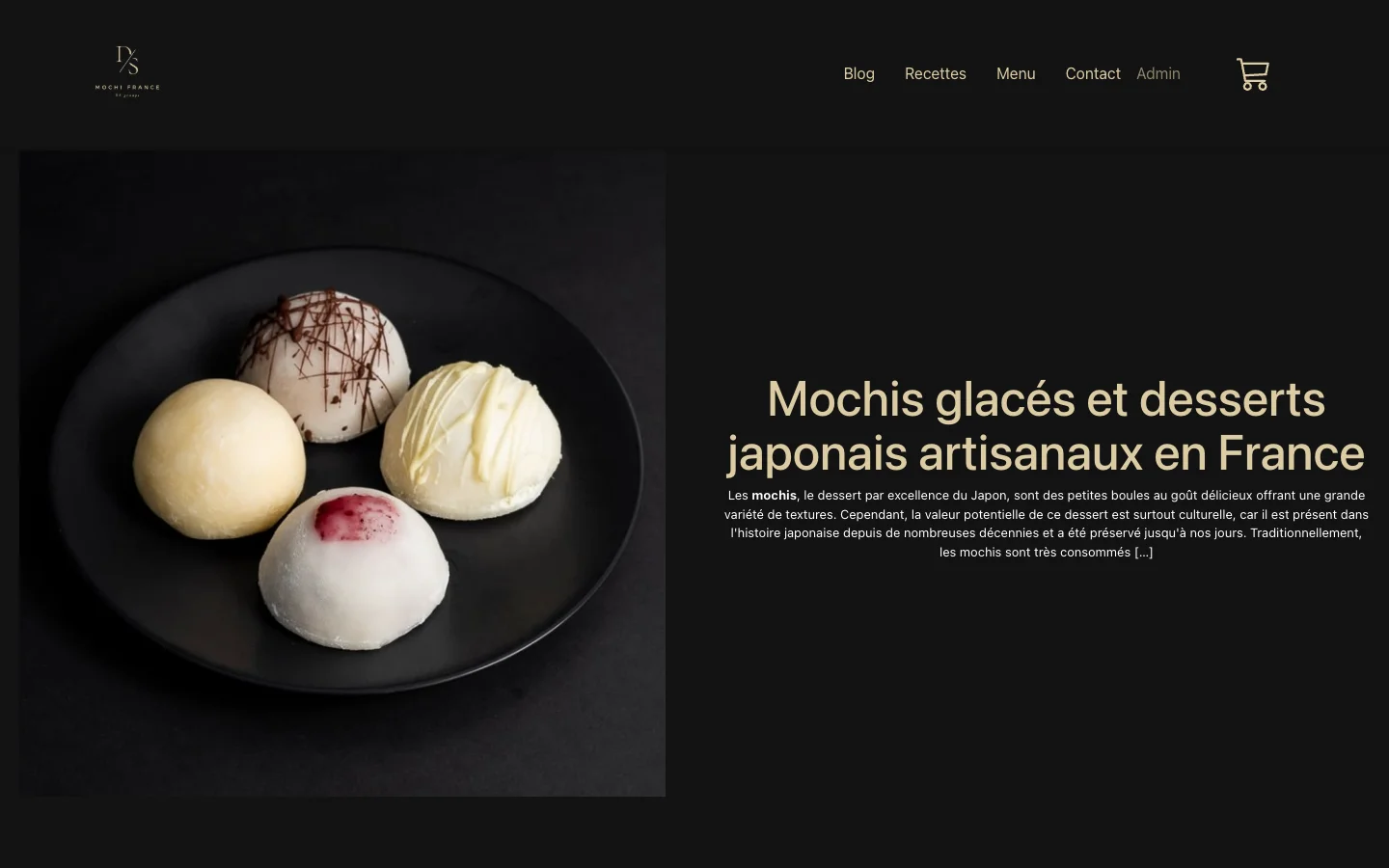 Captura de la web de Mochids en escritorio
