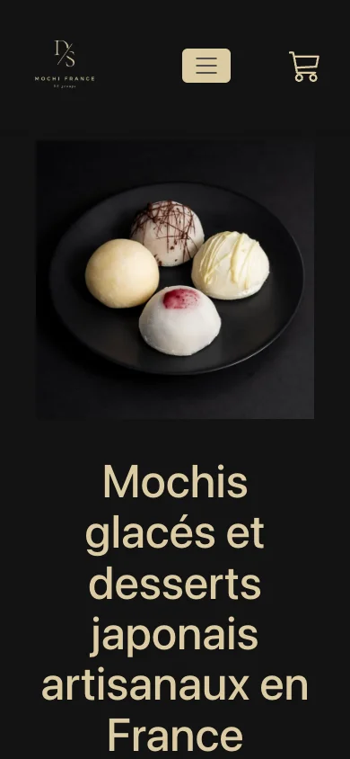 Captura de la web de Mochids en móvil